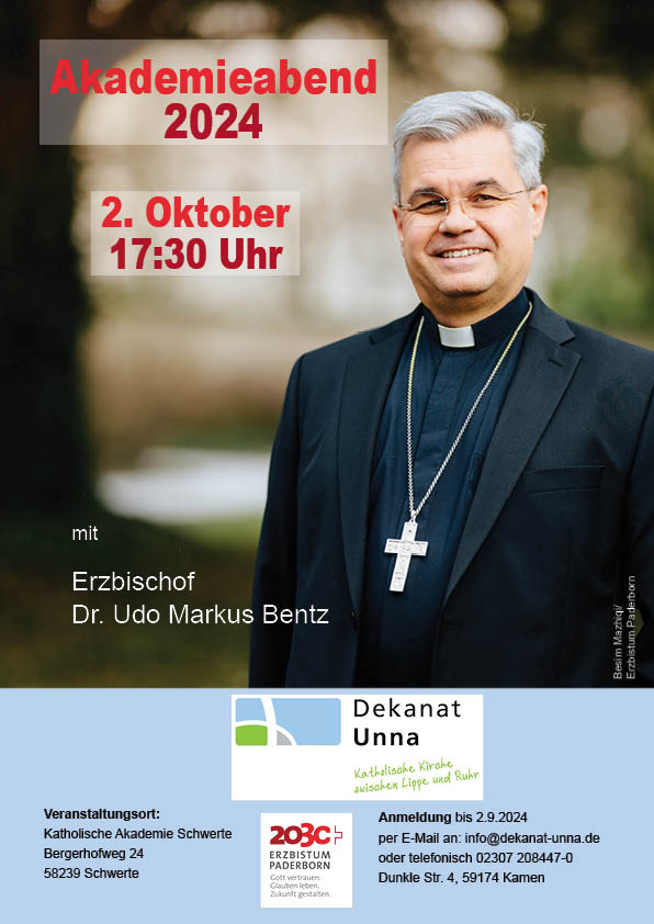 Einladungsplakat zum Akademieabend